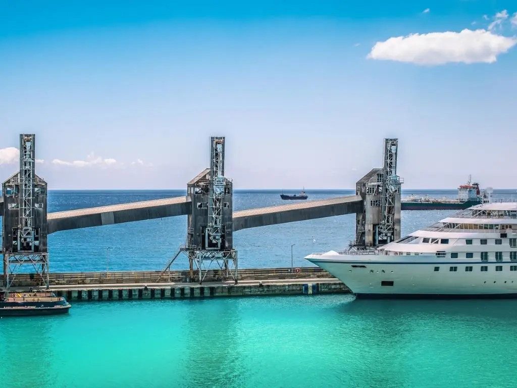 Bridgetown Port Skyline View