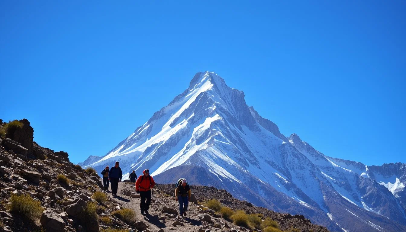 Summit ascent and descent