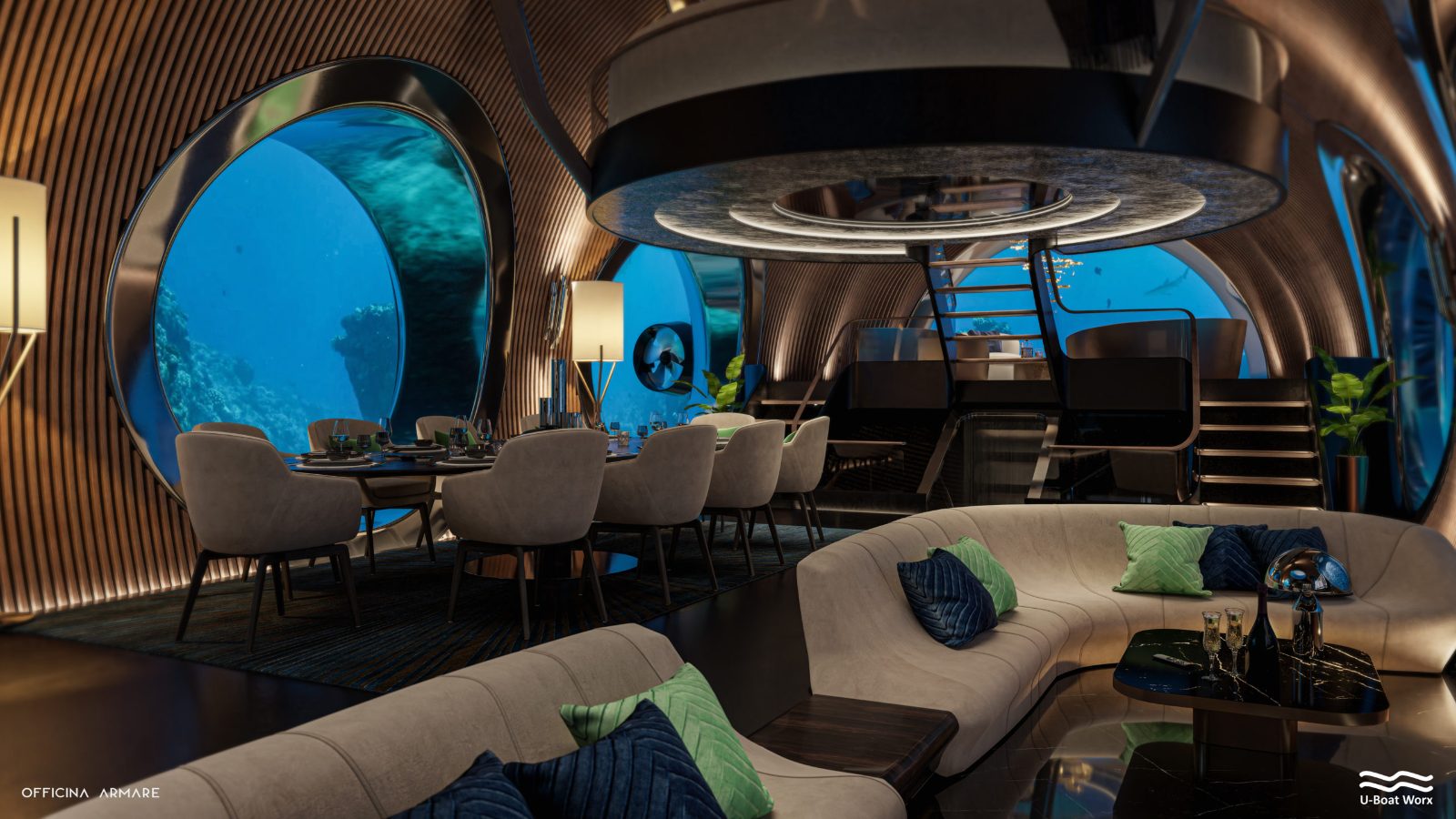 Submarine Viewport Windows