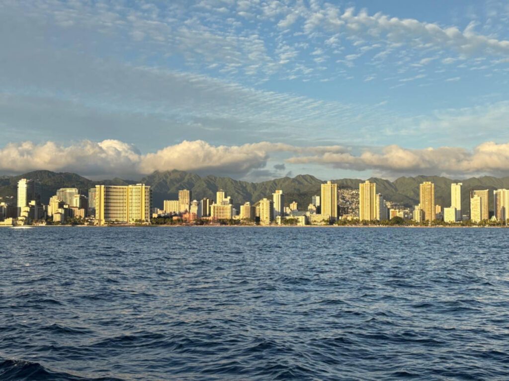 Honolulu Skyline from the Water