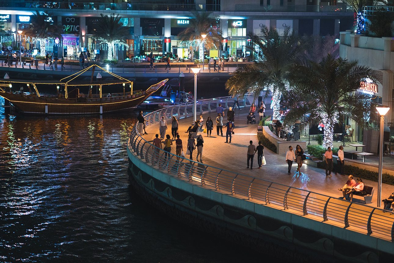 Dubai Marina Walk Pier