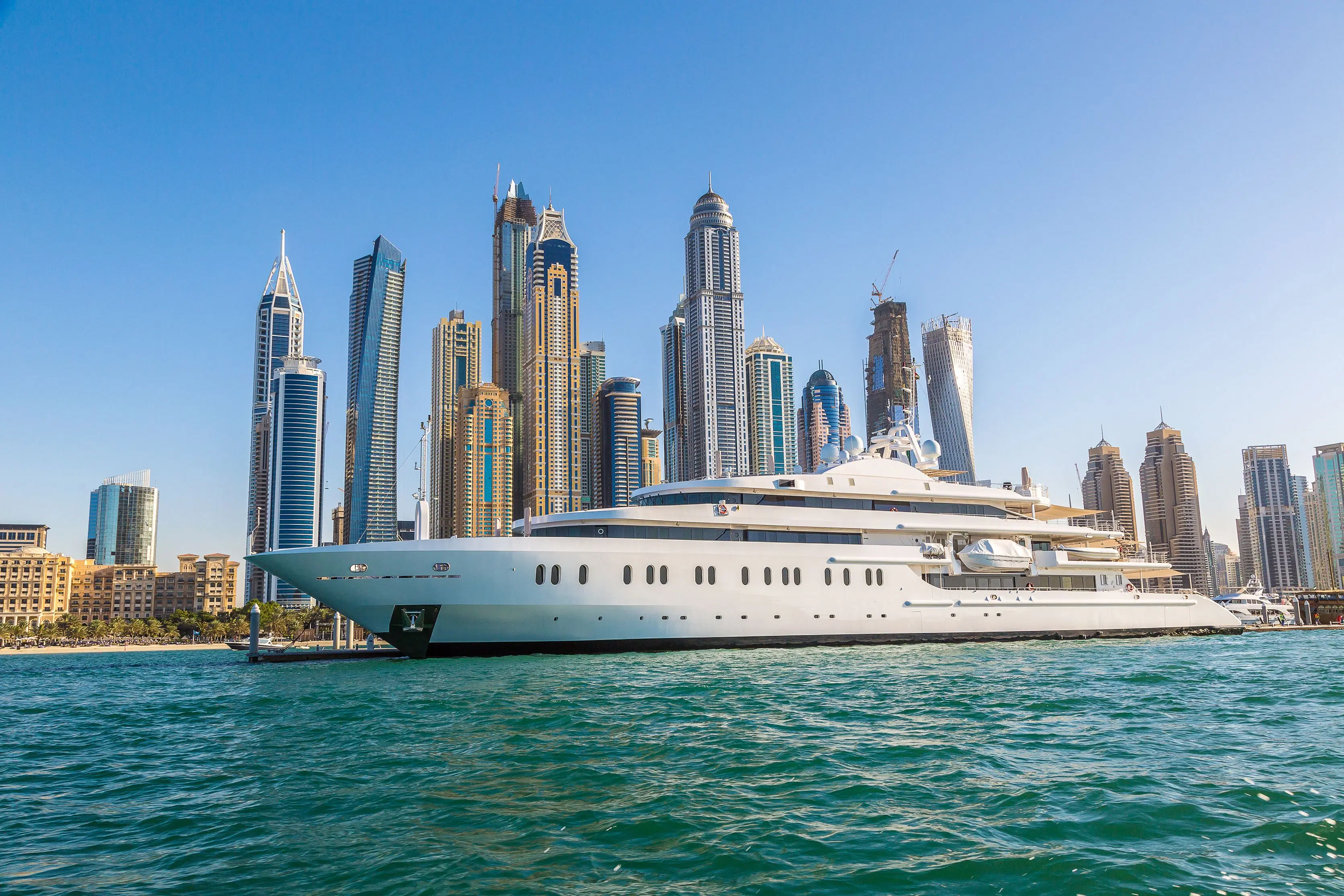 Superyacht Docking Row
