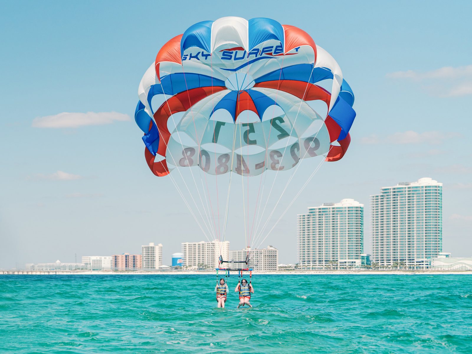 Clearwater Parasailing Adventures Over the Gulf