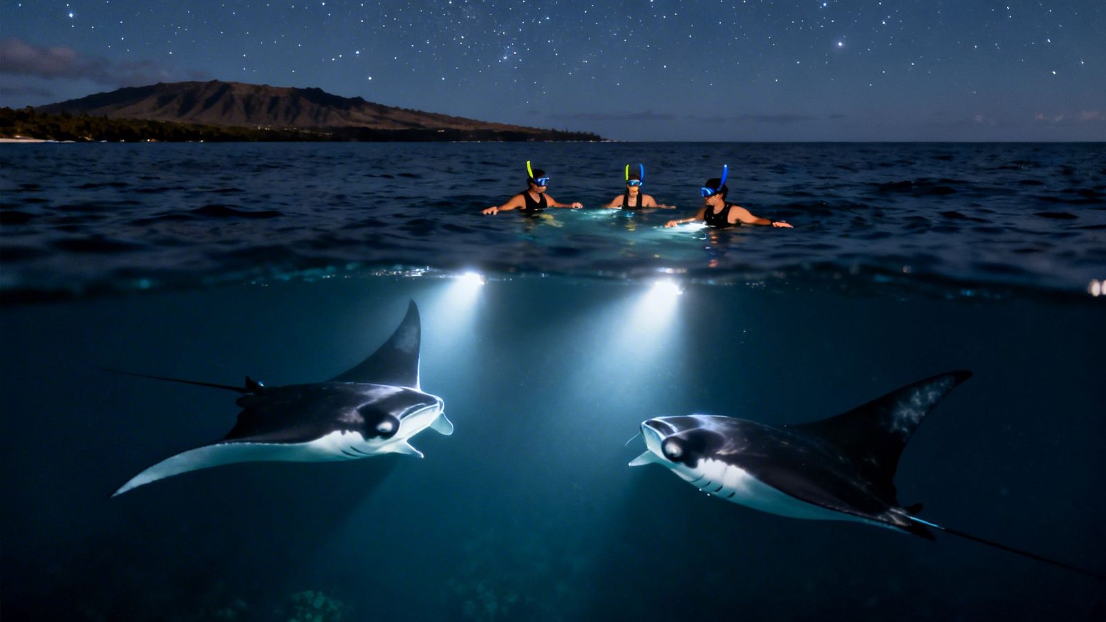 Manta Ray Snorkeling Hawaii