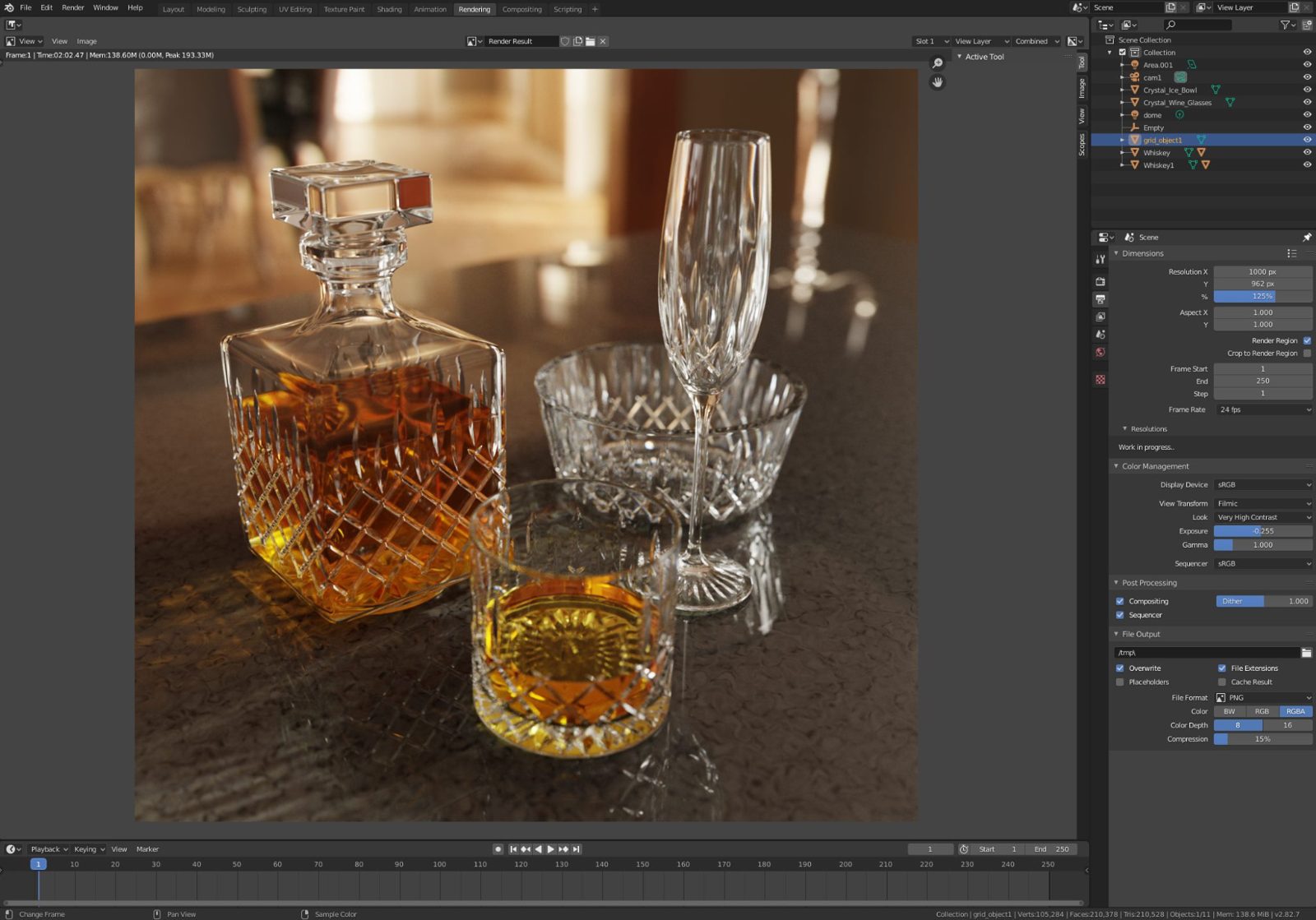 The Blender's Sample Room