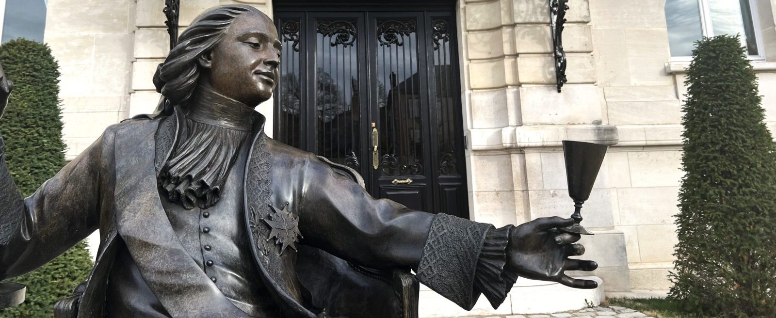 Louis XV Statue at Champagne de Venoge