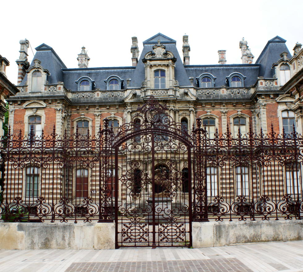 Courtyard Gates of Château Perrier