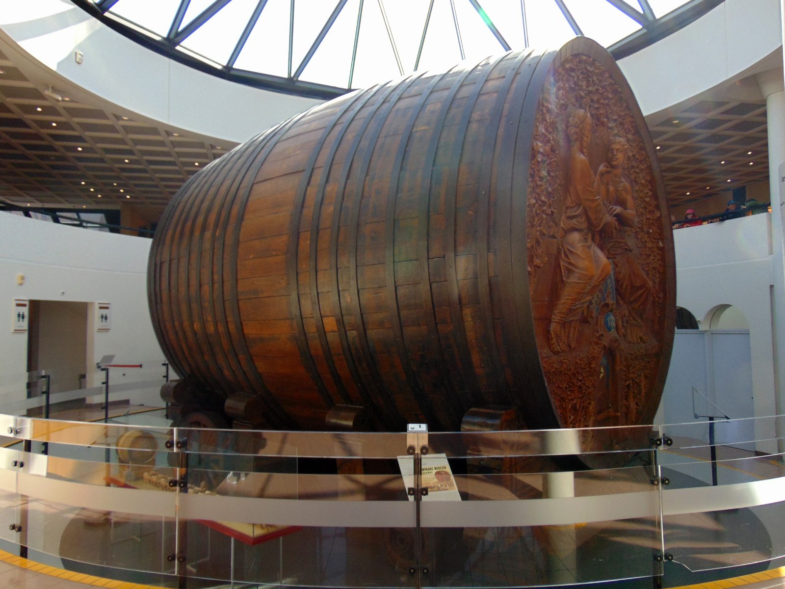 Giant Wine Barrel at Champagne Mercier