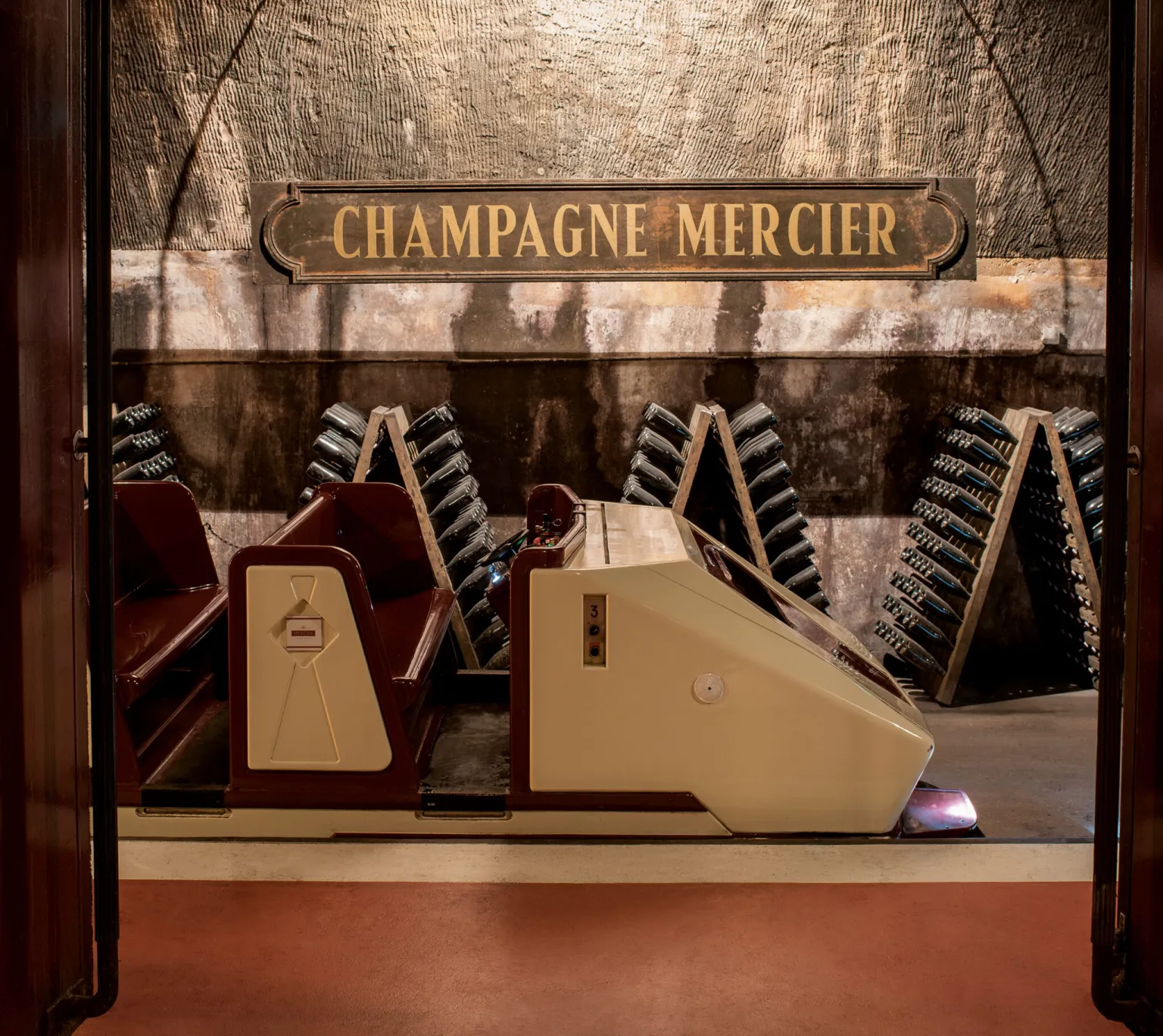 Champagne Mercier Mini-Train