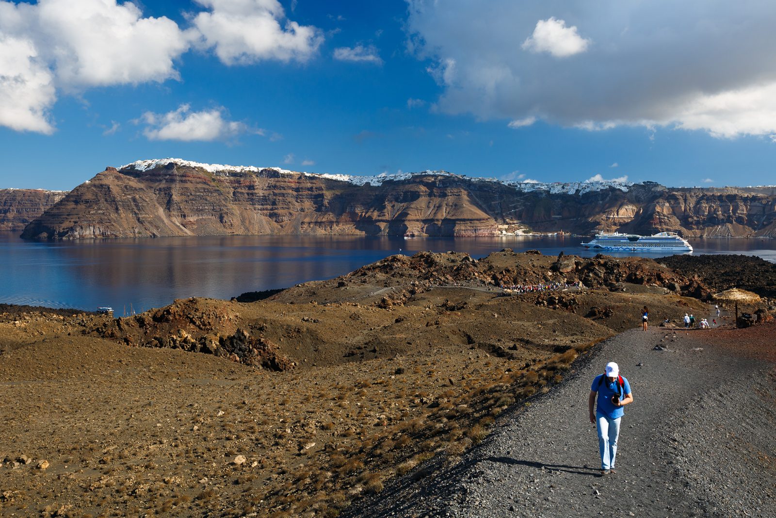 Nea Kameni Hike