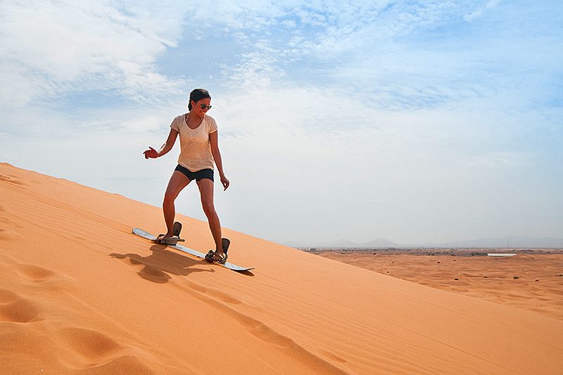 Sandboarding Slope