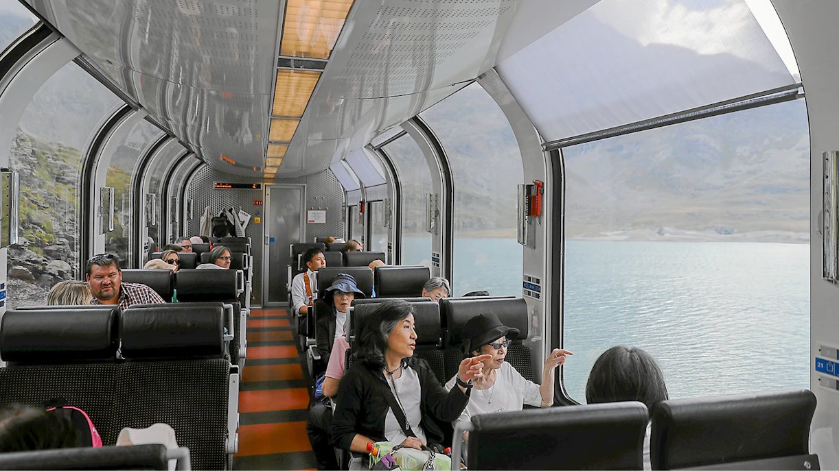 Milan to Swiss Alps Train