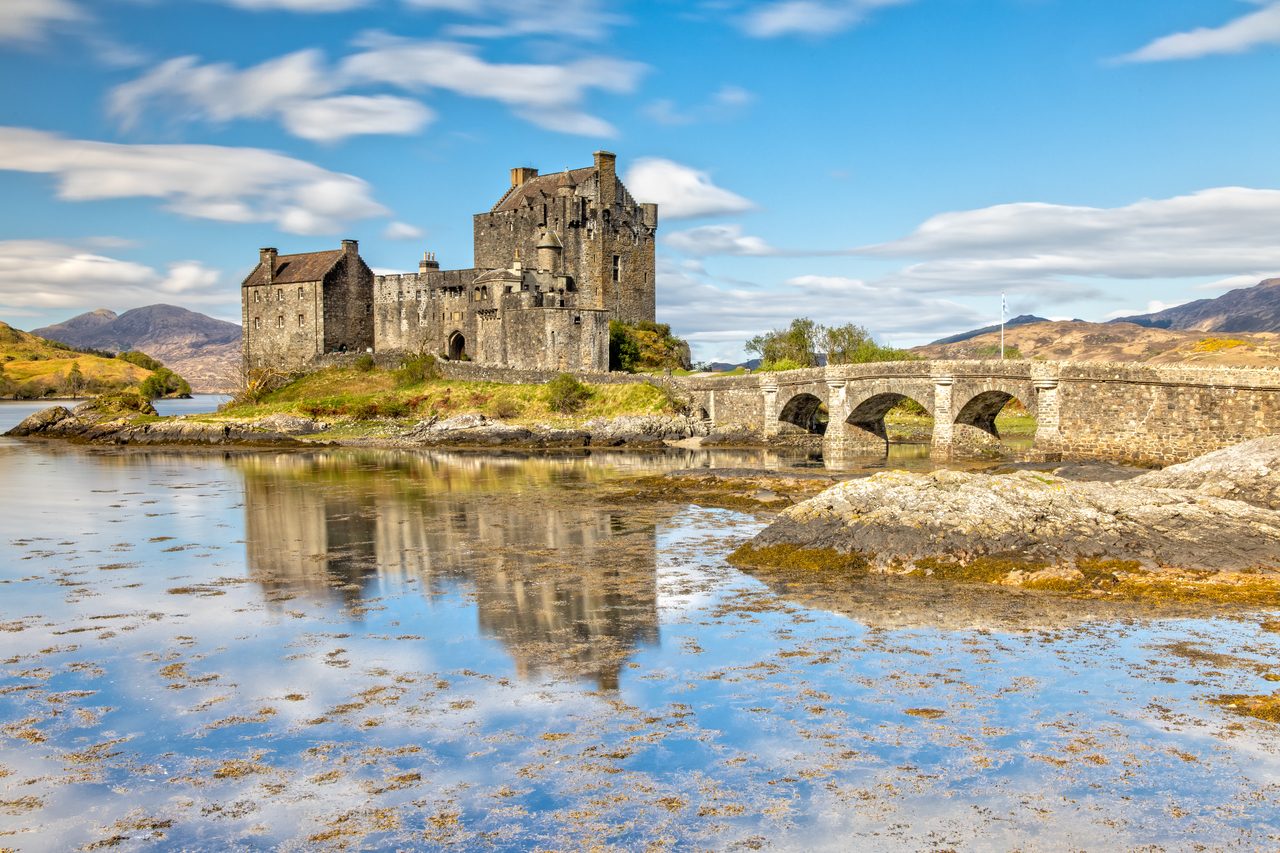 Crossing to Skye via Eilean Donan Castle