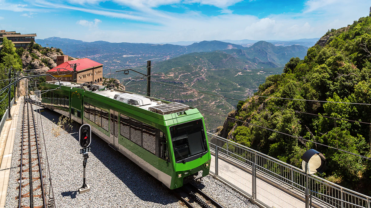 Montserrat From Barcelona Public Transport