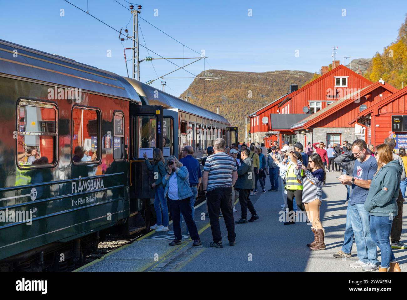 Myrdal Station Platform