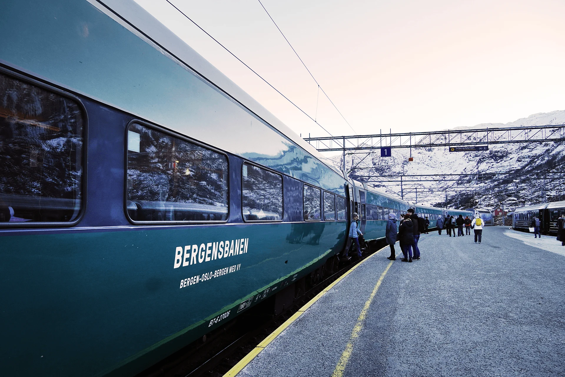Departure from Bergen Central Station