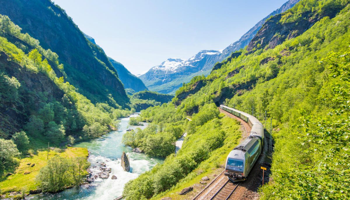 Transit at Myrdal and Flåmsbana descent