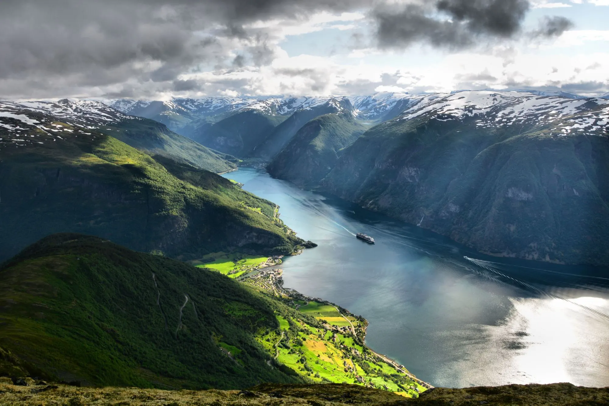 Aurlandsfjord Cliffs