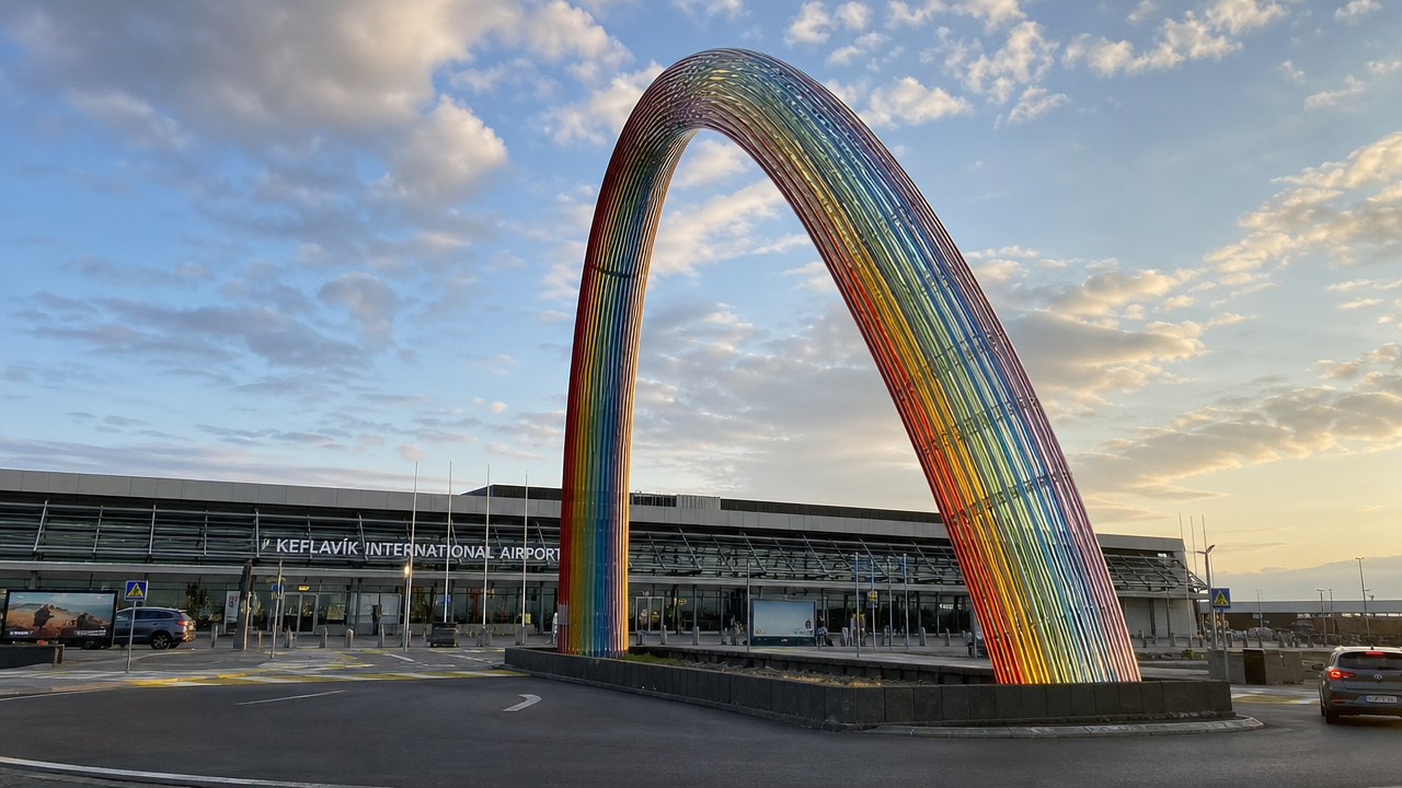Regnboginn (Rainbow Sculpture)