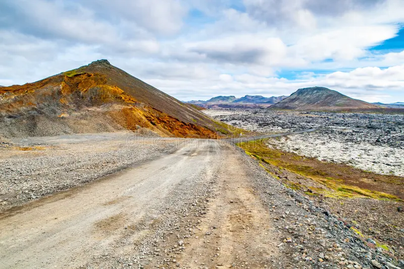 Reykjanes Lava Fields Highway