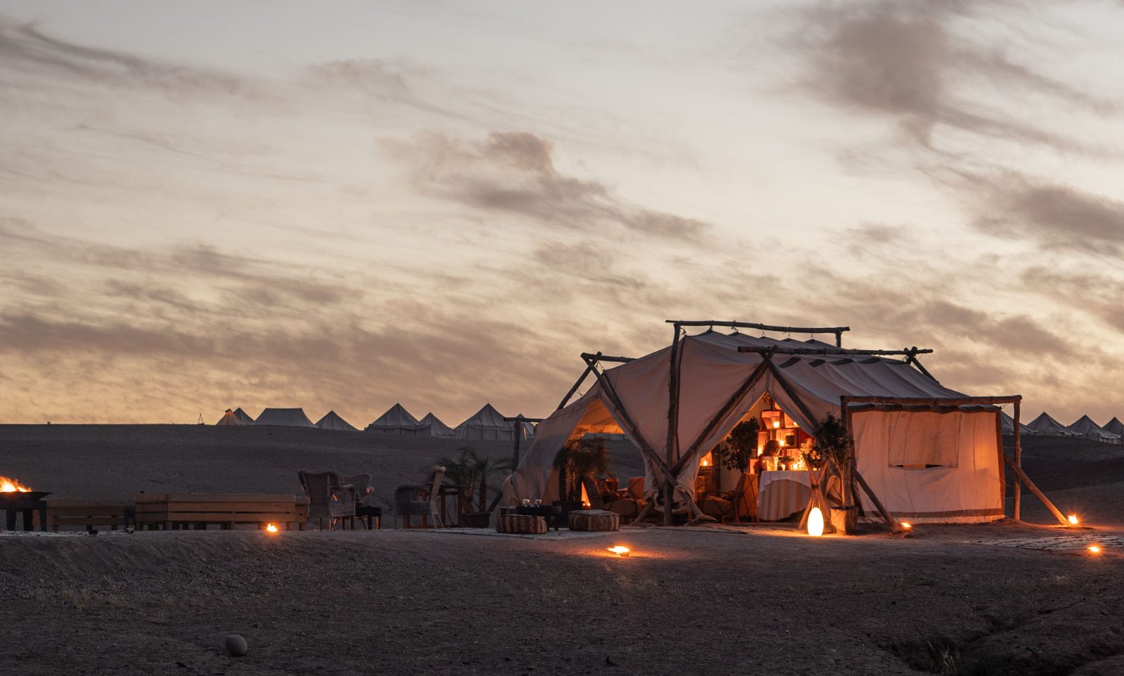 Traditional Berber Dining Tents