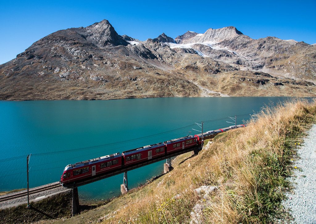 Crest of Bernina Pass