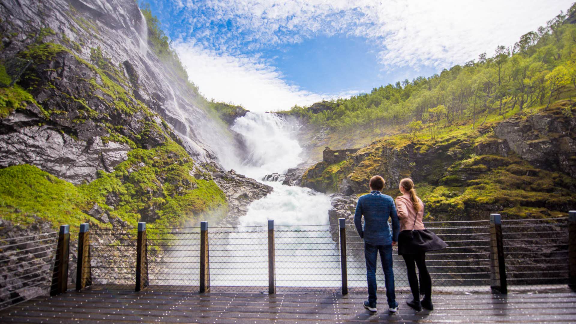 Kjosfossen Waterfall