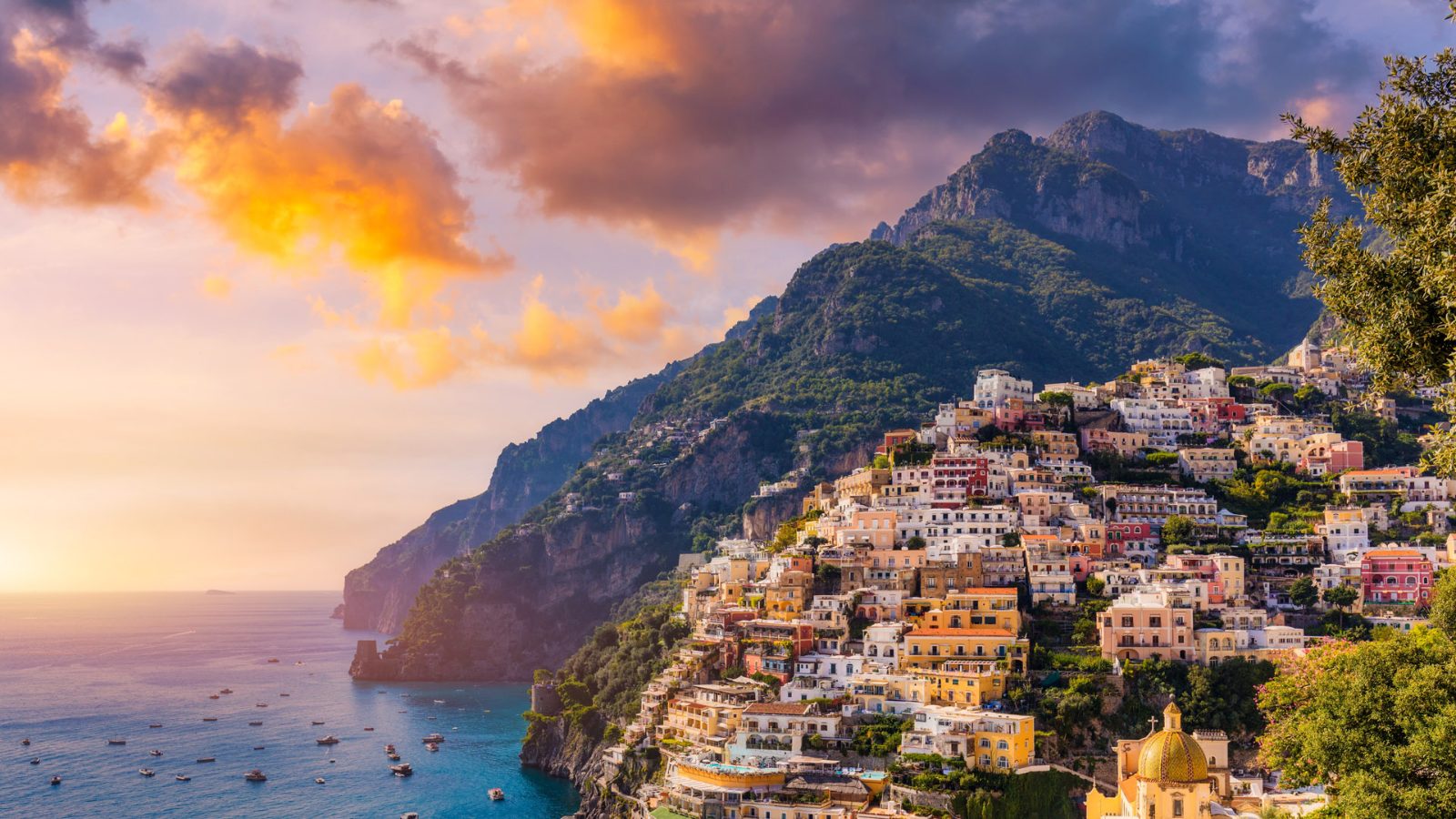 Positano Vertical Skyline
