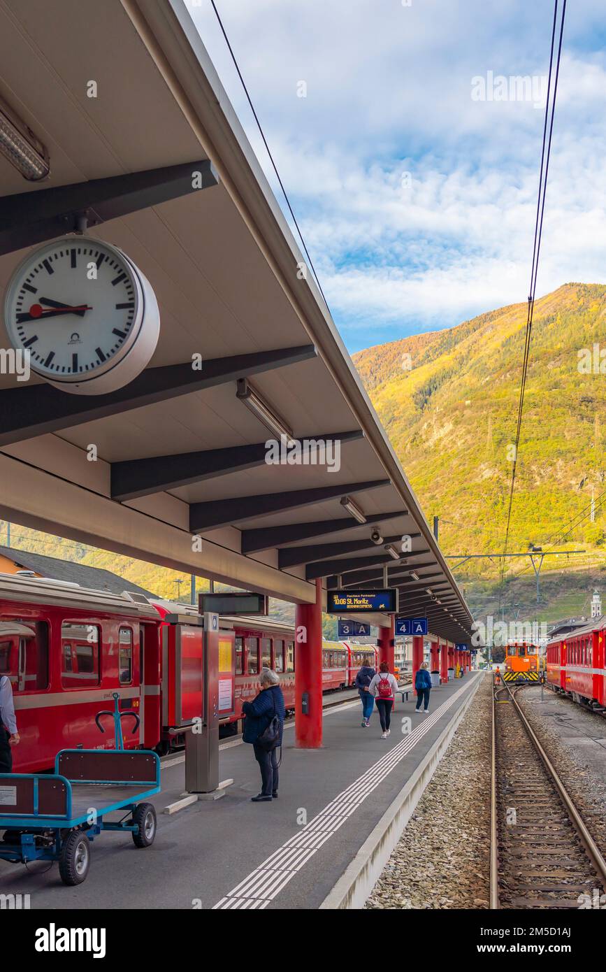 Rhaetian Railway Station Tirano