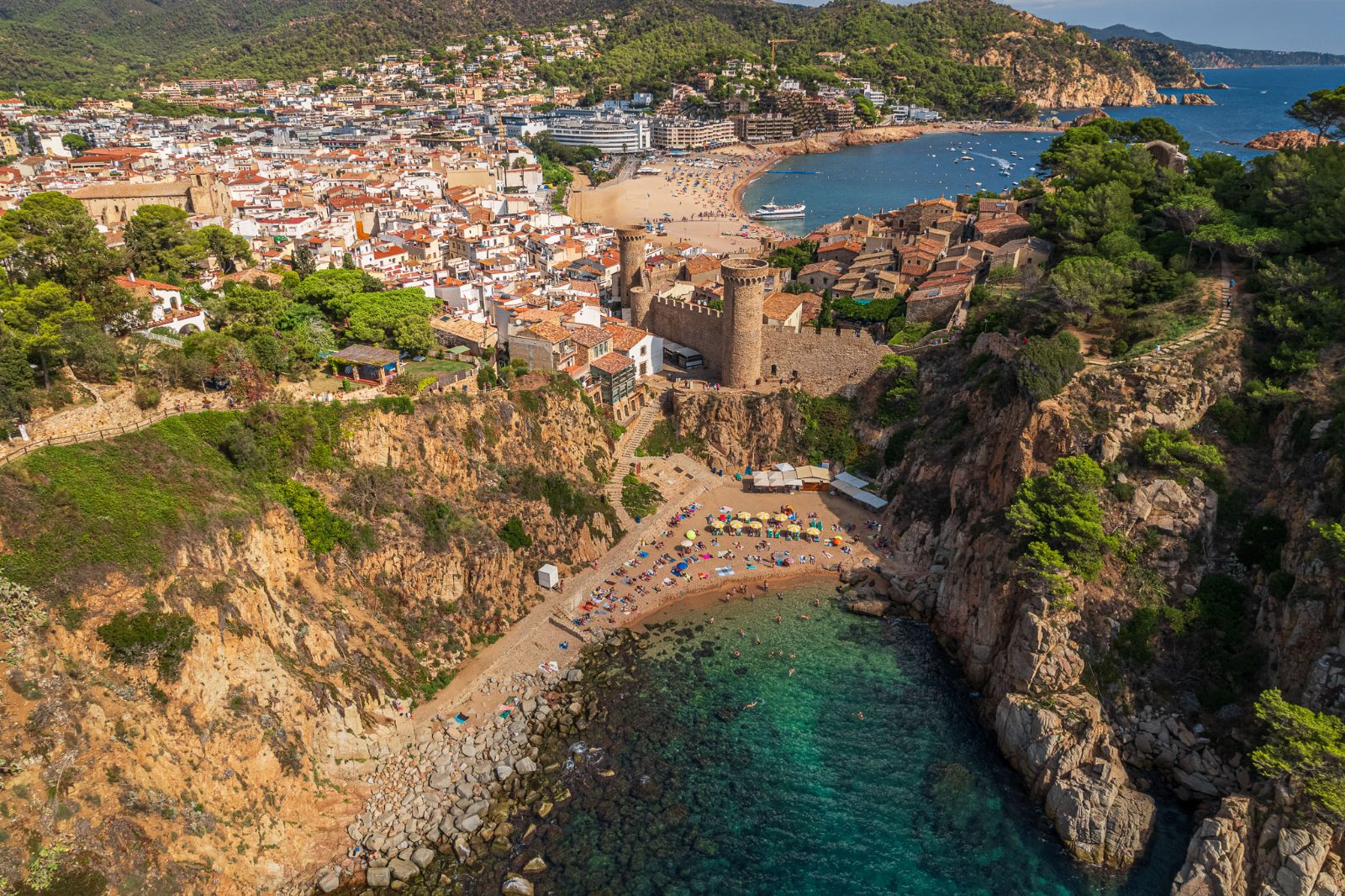 Tossa de Mar Castle Walls