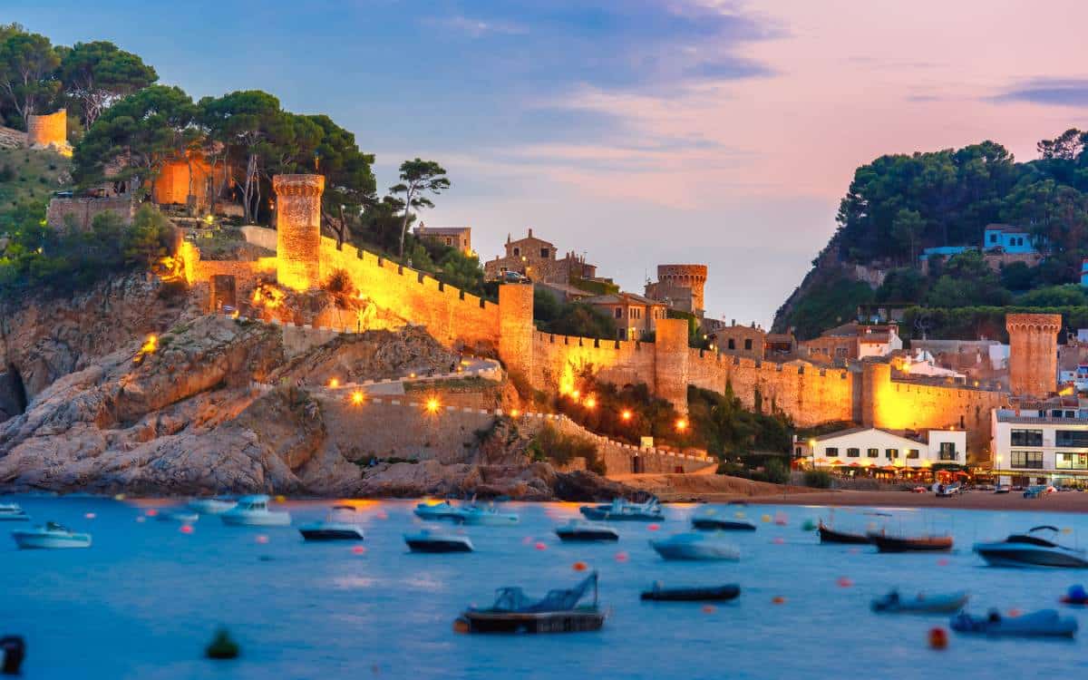Tossa de Mar old town walls