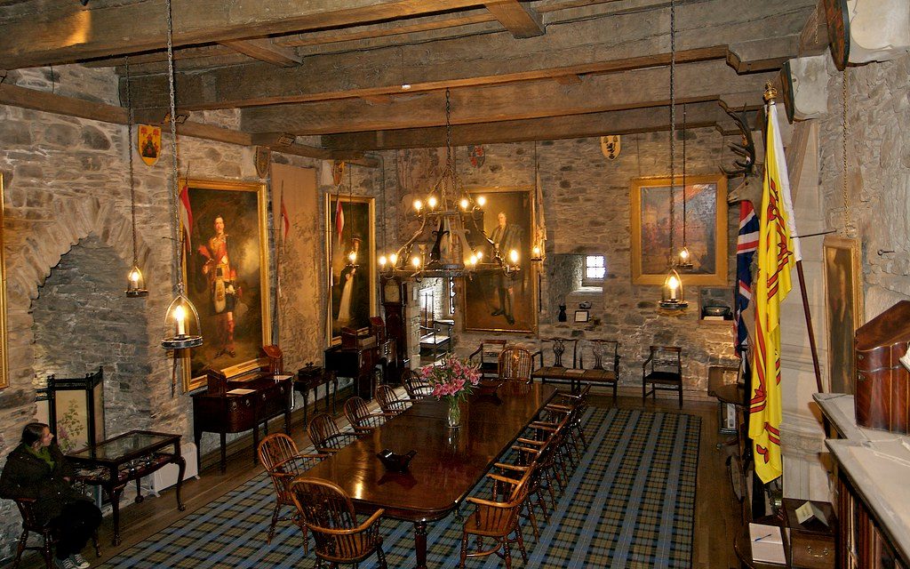 Banqueting Hall at Eilean Donan Castle