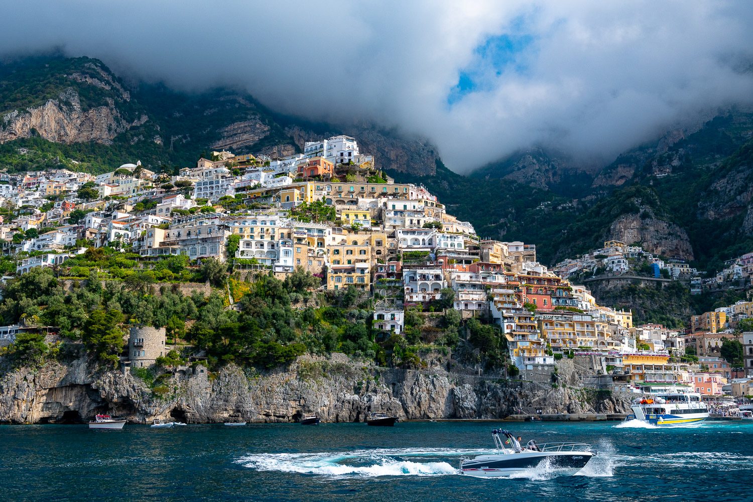 Positano Vertical Panorama
