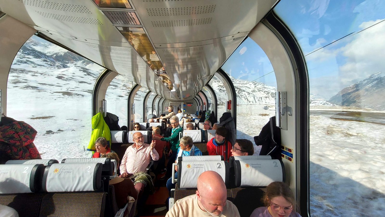 Bernina Train From Milan to Swiss Alps