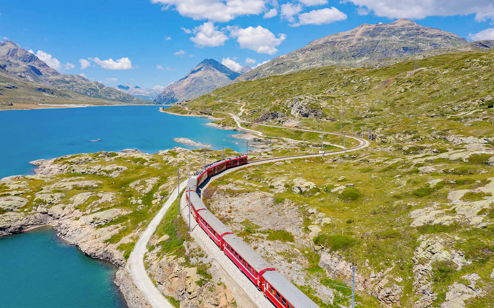 Climb into the high Alps