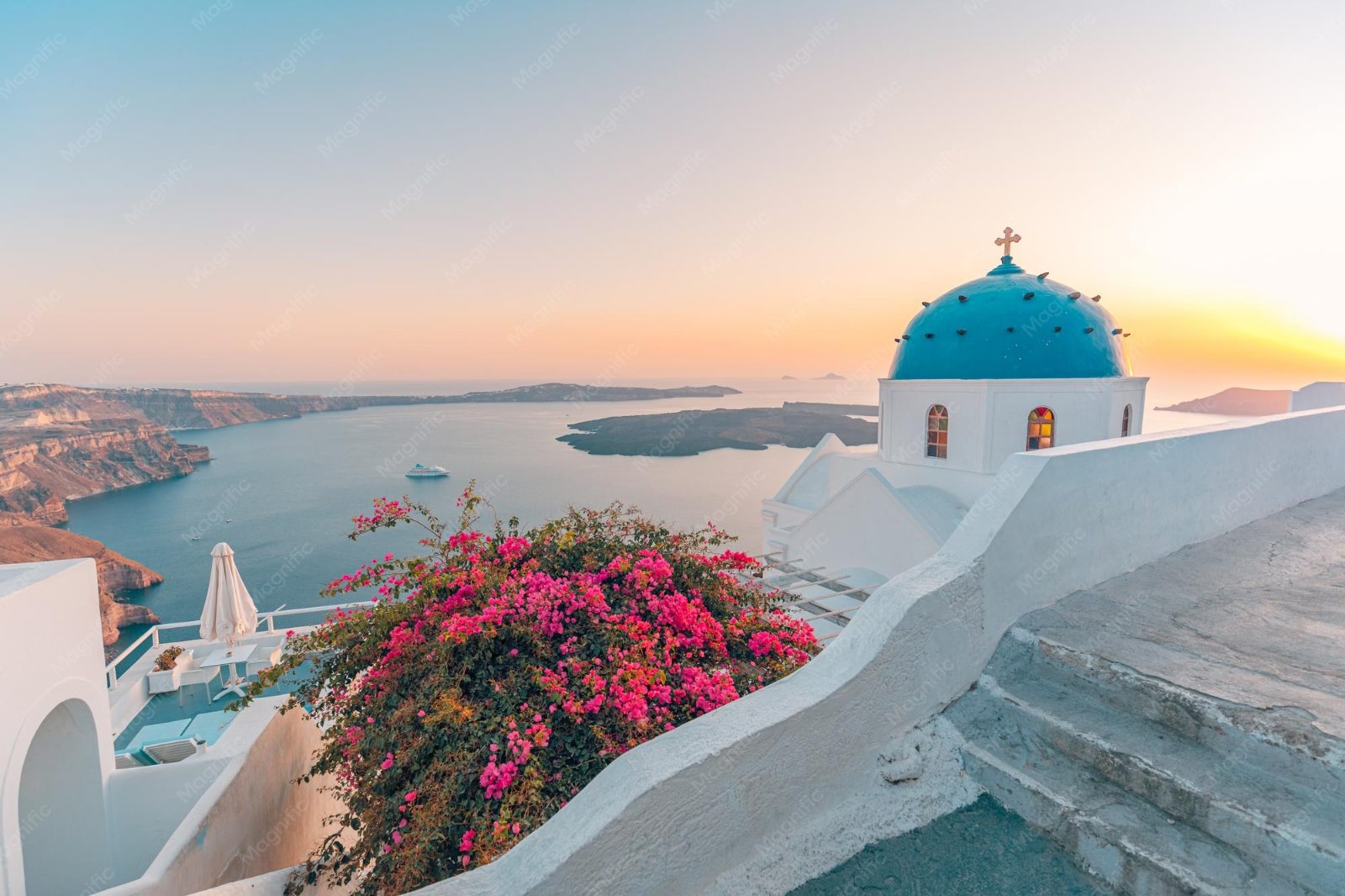 Sunset Viewing near Ammoudi Bay