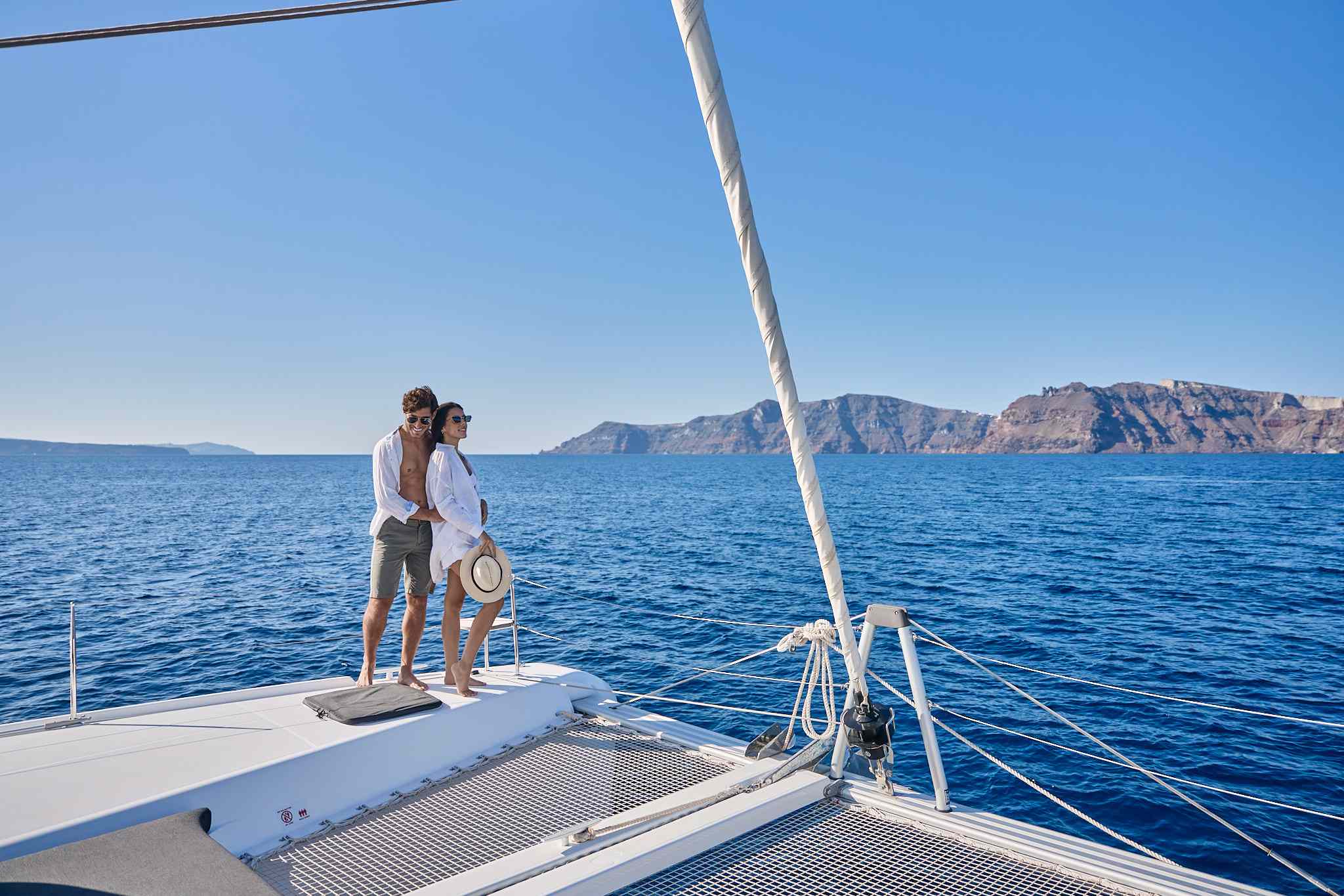 Santorini Catamaran Tour From Cruise Port