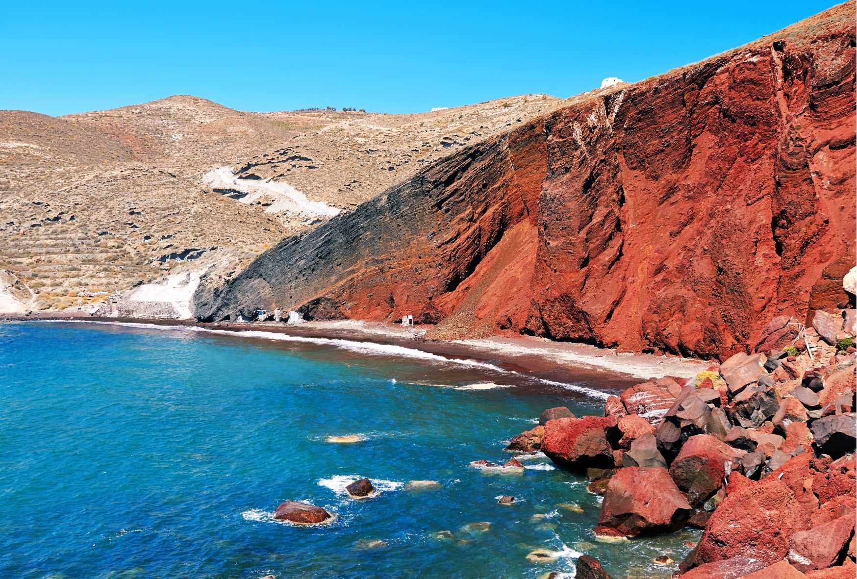 Red Beach and White Beach swim stops