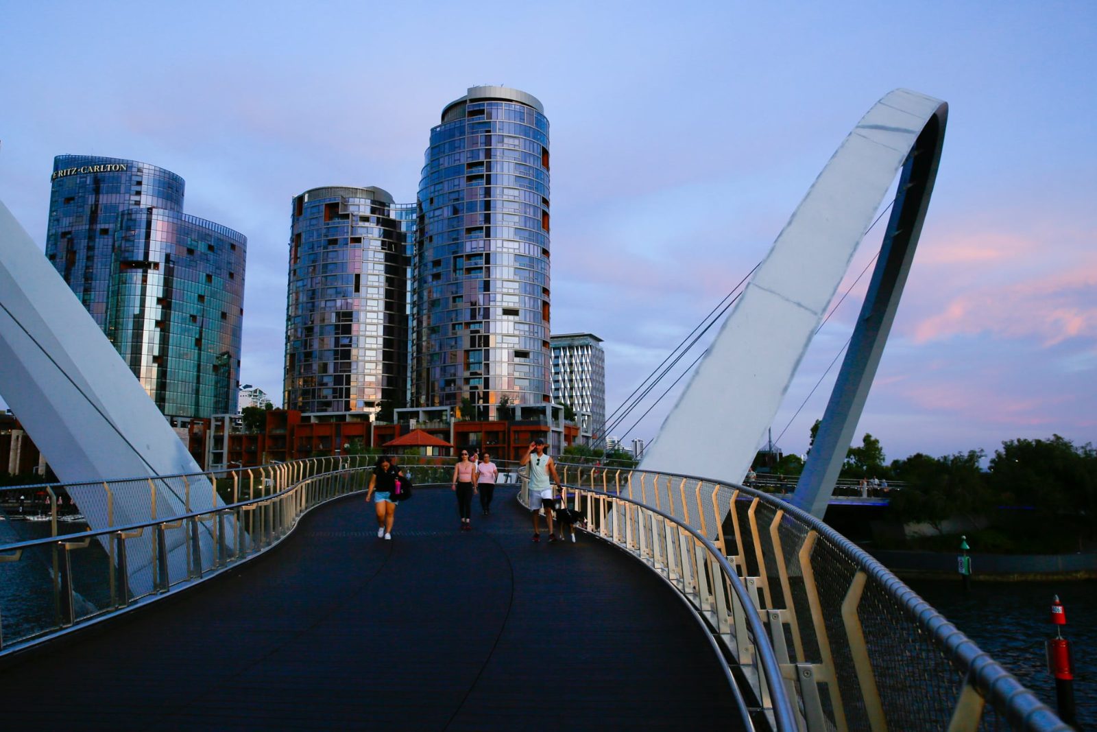 Vista su Elizabeth Quay
