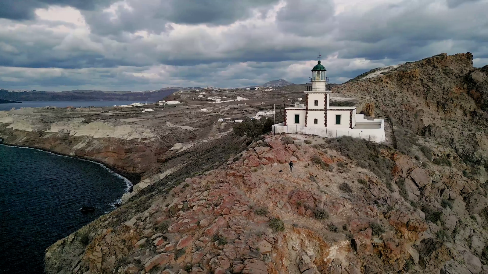 Indian Rock and Lighthouse Passing View