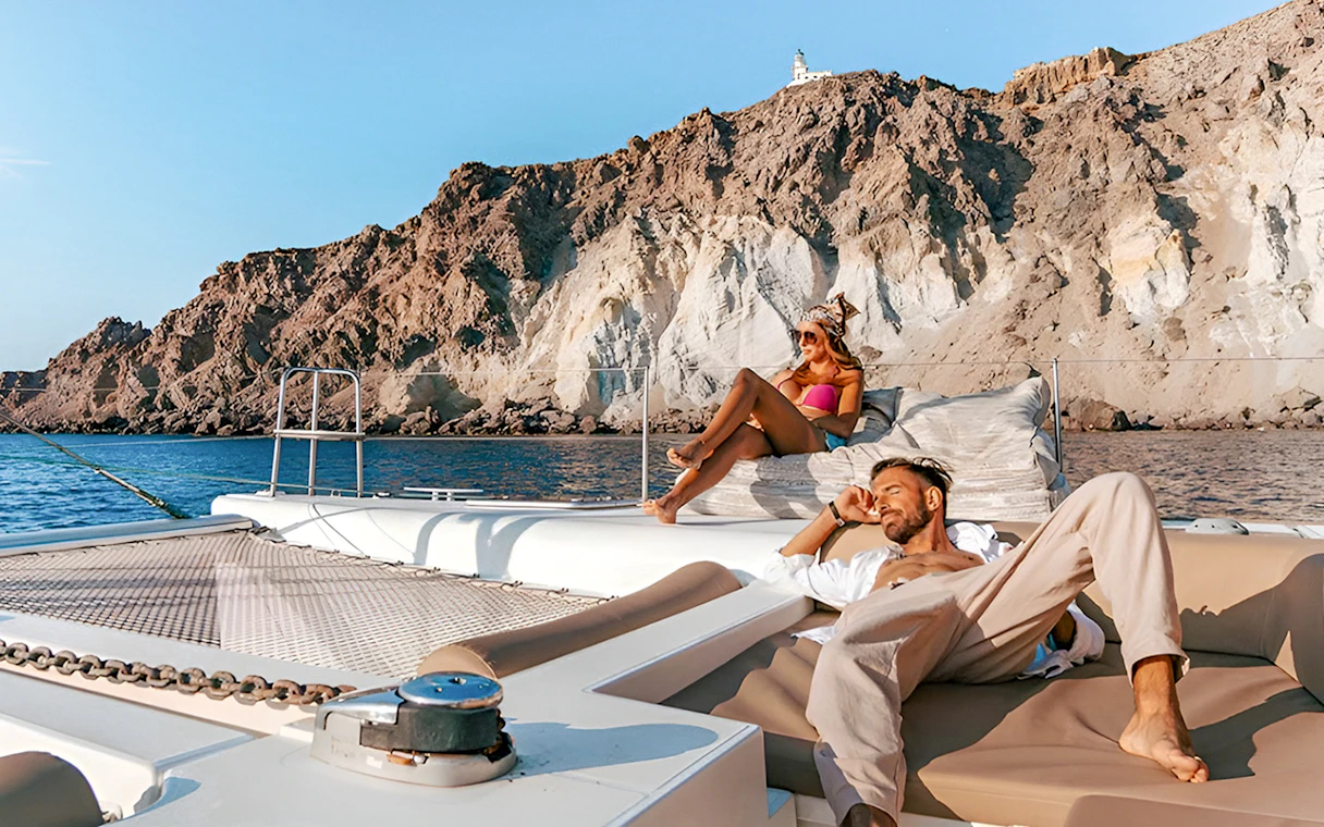 Santorini Platinum Catamaran Cruise