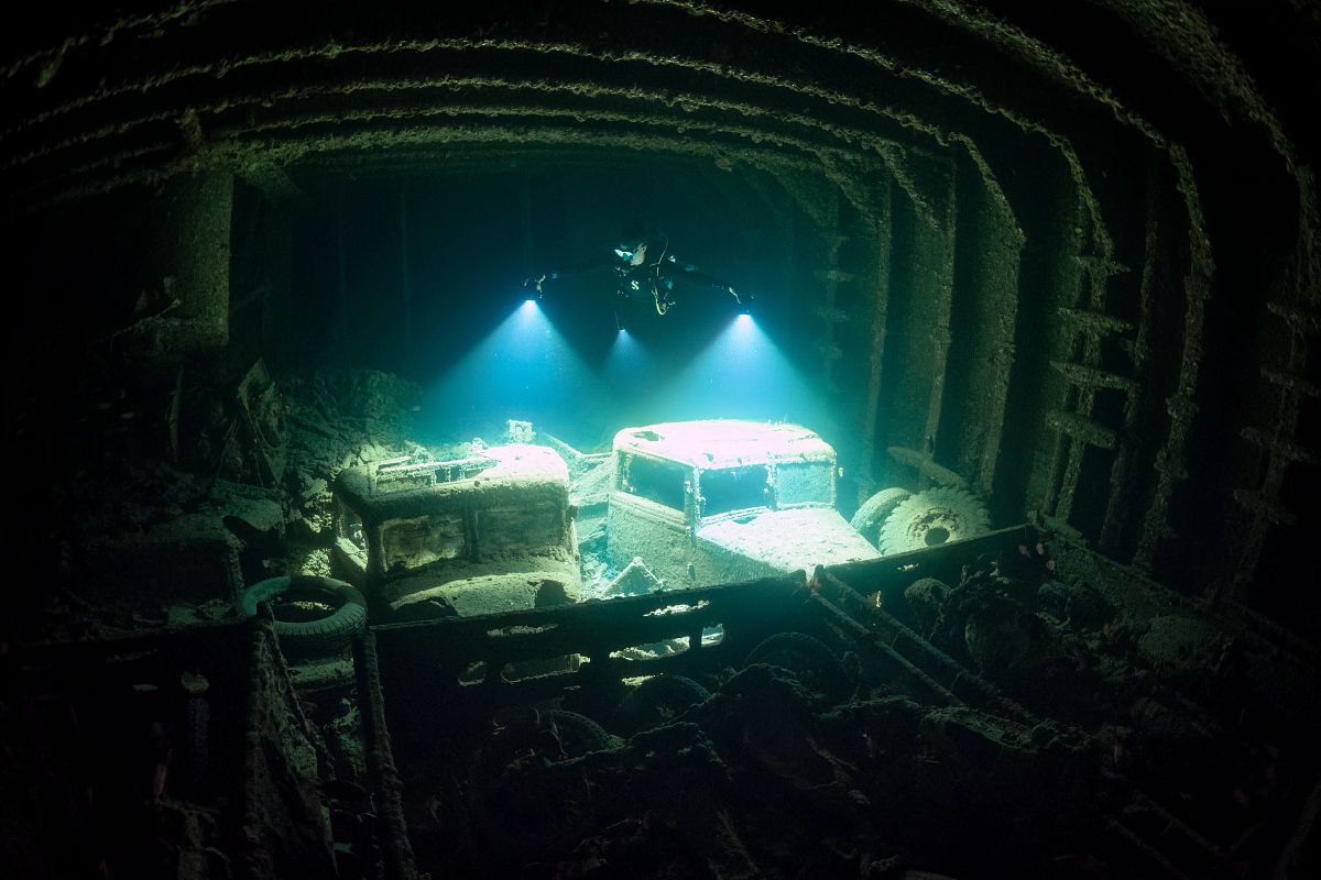 SS Thistlegorm Wreck Bow