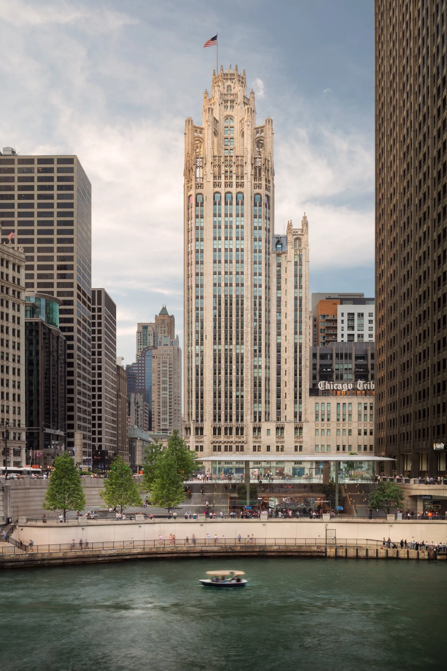 Tribune Tower Flying Buttresses
