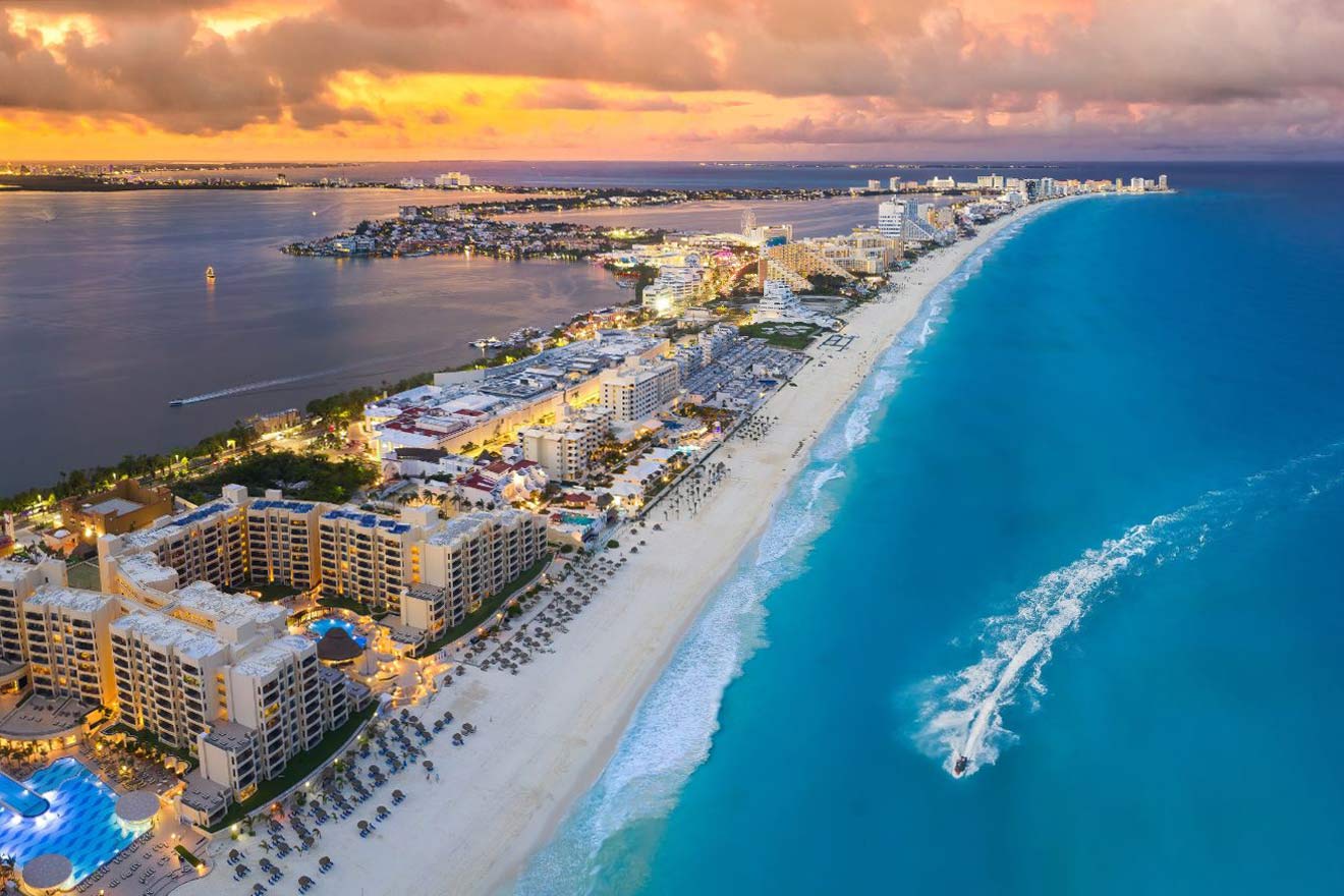 Cancun Hotel Zone Beach