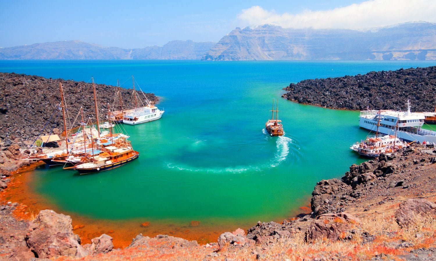 Palea Kameni Hot Springs Bay