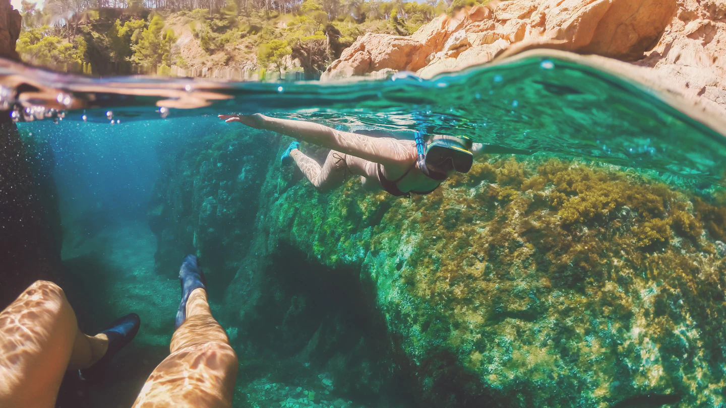 Snorkeling Minorque Fornells