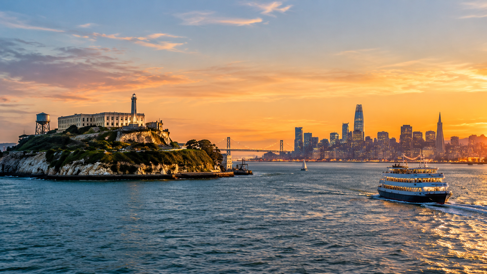 San Francisco city lights cruise