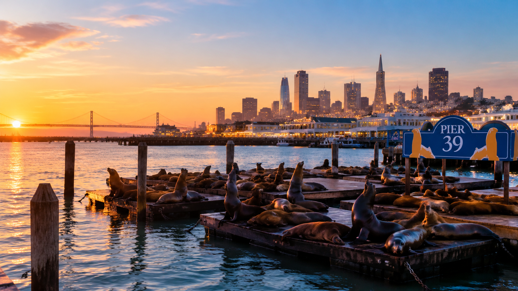 PIER 39 sea lions
