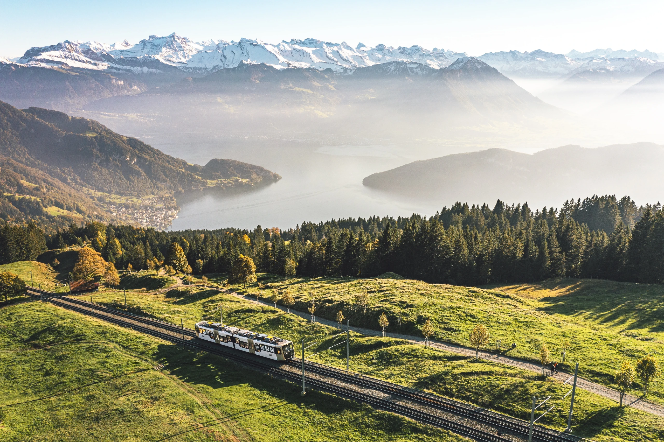 Vitznau Cogwheel Railway Platform