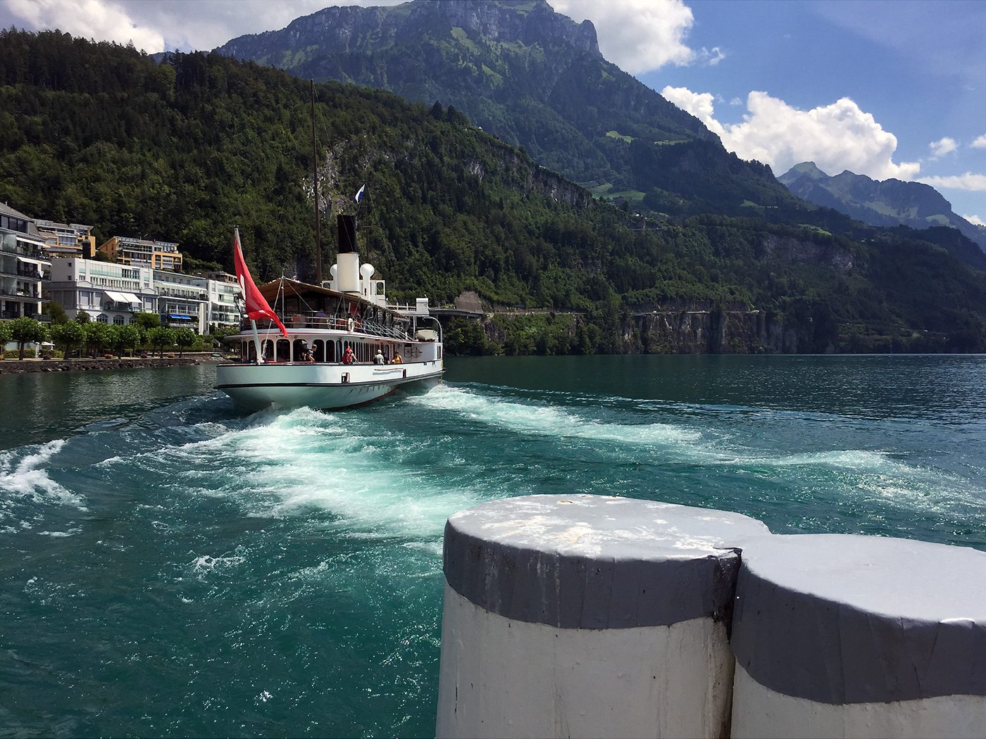 Lake Lucerne Paddle Steamer Deck